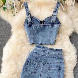 Denim 2 piece